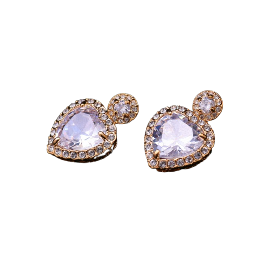 Серьги Золотое Сердце в золоте