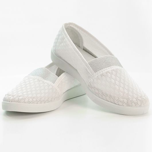 Сліпони Заріна Білі, Колір: Білий, Розмір: 39