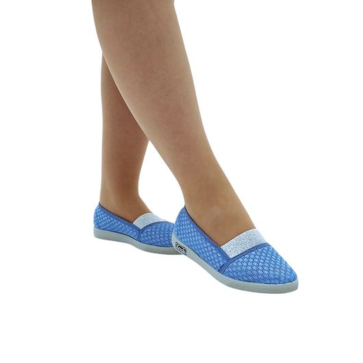 Сліпони Заріна Блакитні, Колір:  Блакитний, Розмір: 40, зображення 3