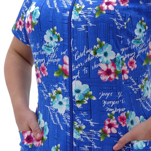 Домашня сукня Марго Синя, Колір: Синій, Розмір: 60, зображення 3