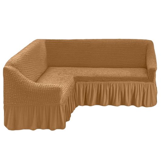 Чехлы для мебели СофаКейп Крем-брюле, Цвет: Крем-брюле , Размер: На прямой диван , изображение 3