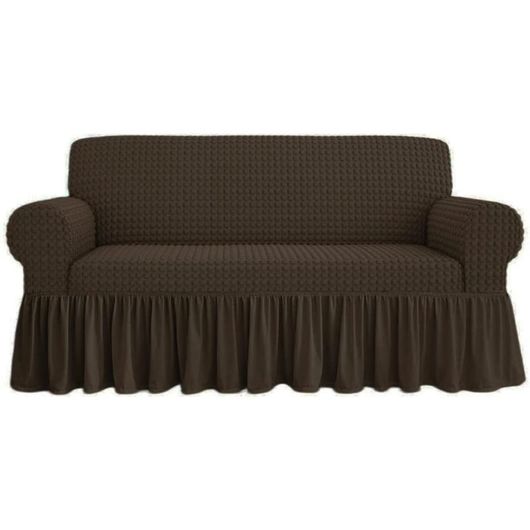 Чехлы для мебели СофаКейп Шоколад, Цвет: Шоколад , Размер: На прямой диван 