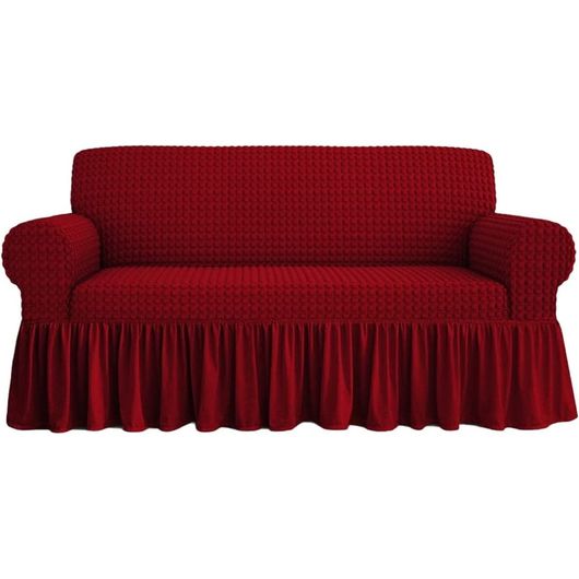Чехлы для мебели СофаКейп Бордовый, Цвет: Бордовый , Размер: На прямой диван и 2 кресла