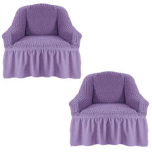 Чехлы для мебели СофаКейп Лаванда, Цвет: Лавандовый, Размер: На угловой диван , изображение 2