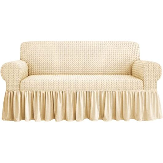 Чехлы для мебели СофаКейп Ваниль, Цвет: Ваниль , Размер: На угловой диван и 1 кресло
