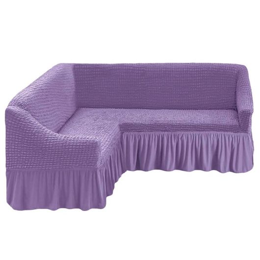 Чохли для меблів СофаКейп Лаванда, Колір: Лавандовий, Розмір: На прямий диван та 2 крісла, зображення 3