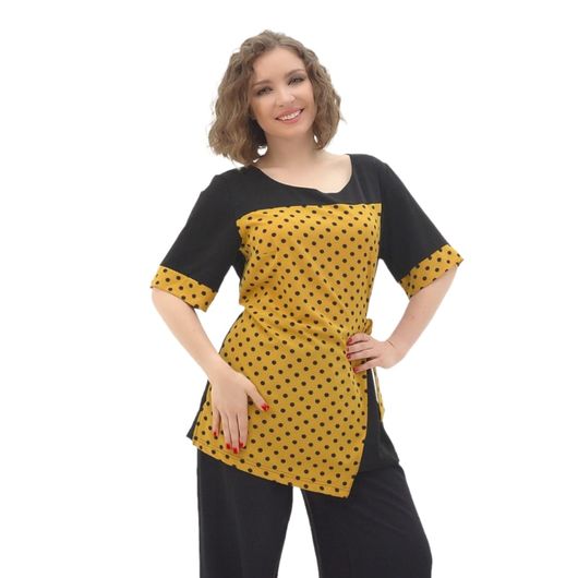 Туника Краса Желтая, Цвет: Желтый , Размер: 64