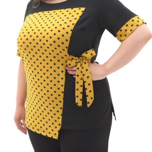 Туника Краса Желтая, Цвет: Желтый , Размер: 70, изображение 3