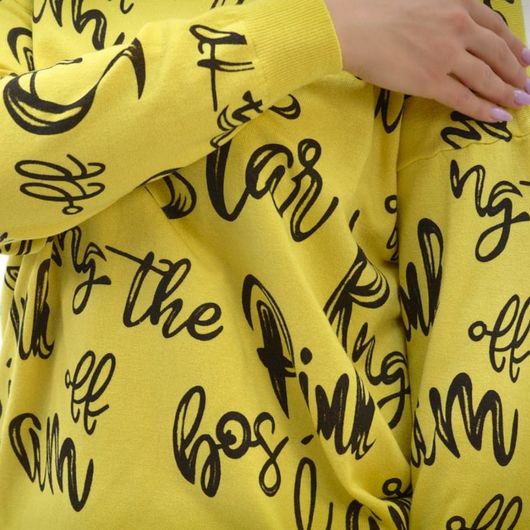 Джемпер Малика Желтый, Цвет: Желтый , Размер: 56, изображение 2