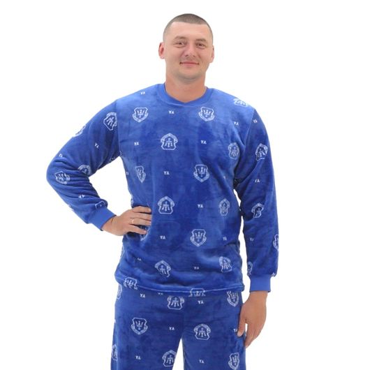 Домашний костюм Нежное касание, электрик, Цвет: Электрик , Размер: 56, изображение 2