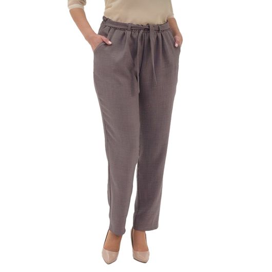 Брюки Амира Кофейные, Цвет: Кофейный , Размер: 58, изображение 3