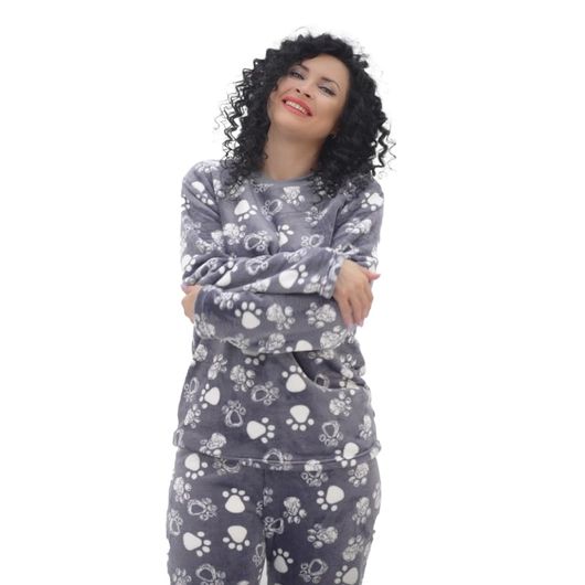 Домашний костюм Нежное касание, серый, Цвет: Серый , Размер: 46, изображение 4