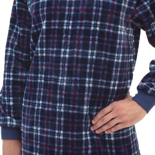 Домашний костюм Нежное касание, темно синий, Цвет: Темно-синий , Размер: 54, изображение 3