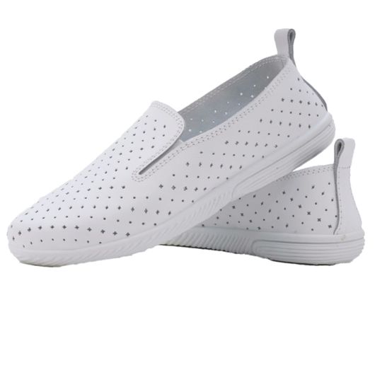 Туфли Линара белые, на резинке, Цвет: Белый, Дизайн: На резинке, Размер: 39, изображение 2