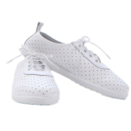 Туфли Линара белые, на шнурках, Цвет: Белый, Дизайн: На шнурках, Размер: 38