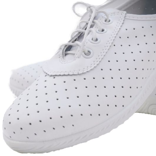 Туфли Линара белые, на шнурках, Цвет: Белый, Дизайн: На шнурках, Размер: 38, изображение 2