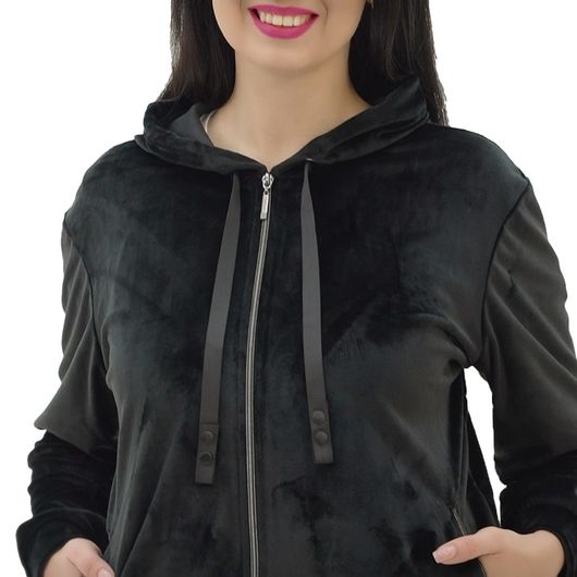 Костюм Люсьен Черный, Цвет: Черный, Размер: 68, изображение 3