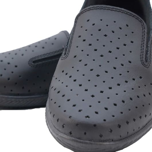 Туфлі Лінара чорні, на резинці, Колір: Чорний, Дизайн: На резинці, Розмір: 41, зображення 2