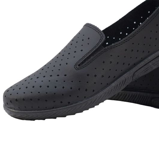 Туфлі Лінара чорні, на резинці, Колір: Чорний, Дизайн: На резинці, Розмір: 35, зображення 4