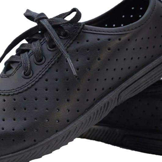 Туфли Линара черные, на шнурках, Цвет: Черный, Дизайн: На шнурках, Размер: 40, изображение 4