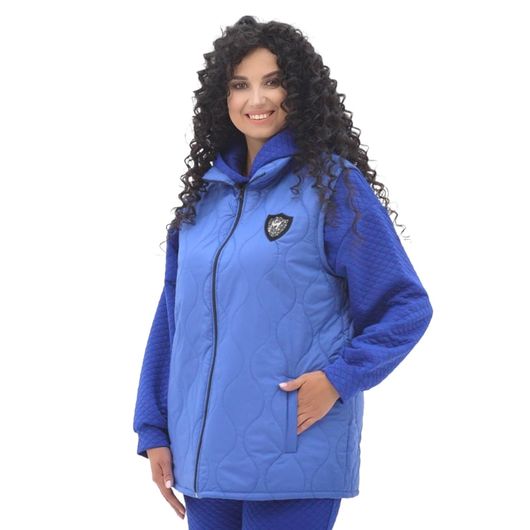 Костюм Оттенки сапфира, электрик, Цвет: Электрик , Размер: 56, изображение 8