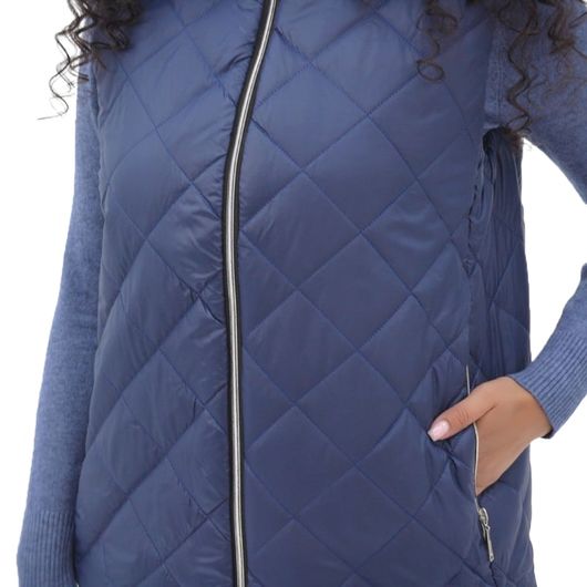 Жилет Мирелла Синий, Цвет: Синий, Размер: 54, изображение 3