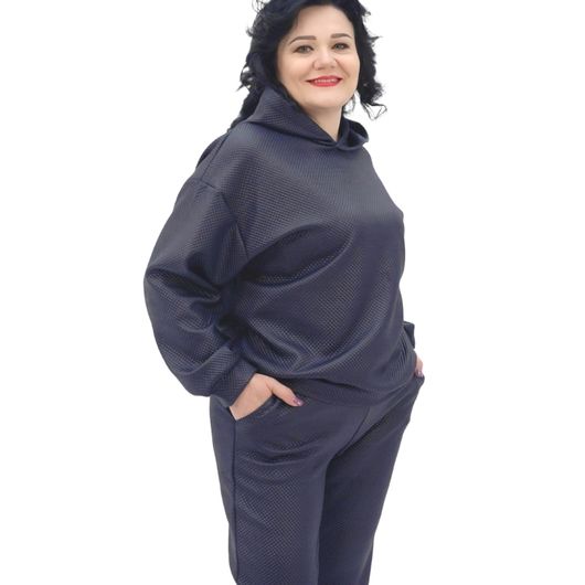 Костюм Оттенки сапфира, темно-синий, Цвет: Темно-синий , Размер: 52, изображение 4