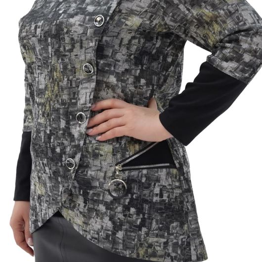 Туника Марента, абстракция, Цвет: Абстракция , Размер: 56, изображение 3