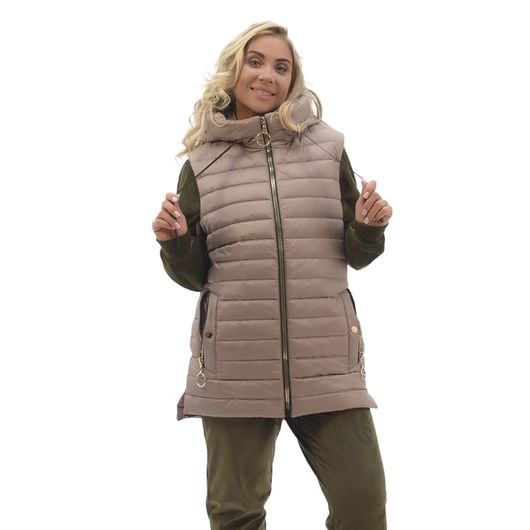 Жилет Шарм Бежевый, Цвет: Бежевый , Размер: 64, изображение 2