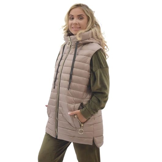 Жилет Шарм Бежевый, Цвет: Бежевый , Размер: 62, изображение 4