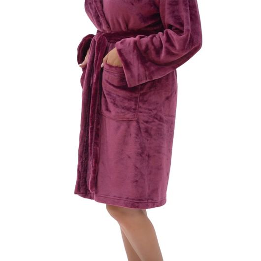 Халат Жаклін, бордовий, Колір: Бордовий, Розмір: 66, зображення 5