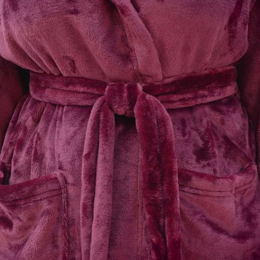 Халат Жаклин, бордовый, Цвет: Бордовый , Размер: 68, изображение 6