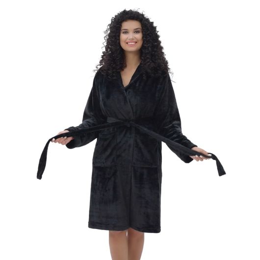 Халат Жаклін, чорний, Колір: Чорний, Розмір: 64, зображення 2