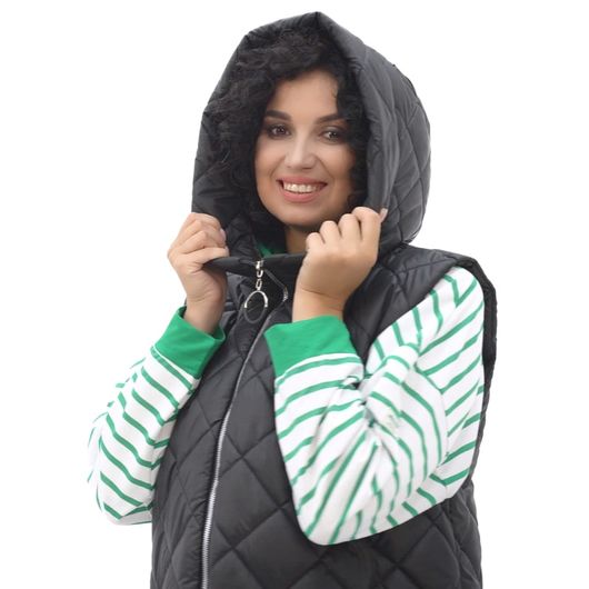 Жилет Филория Черный, Цвет: Черный, Размер: 52, изображение 3