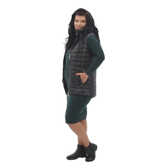 Жилет Шарм Чорний, Колір: Чорний, Розмір: 60, зображення 3