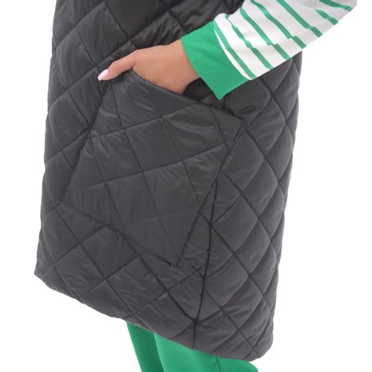 Жилет Филория Черный, Цвет: Черный, Размер: 54, изображение 4