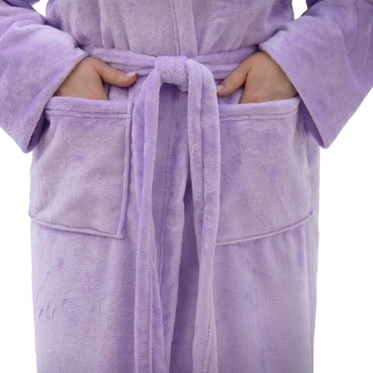 Халат Жаклин, нежно-сиреневый, Цвет: Нежно-сиреневый , Размер: 64, изображение 2