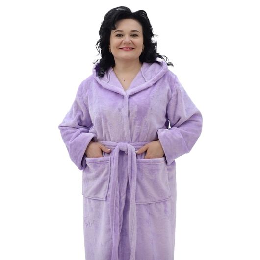 Халат Жаклін, ніжно-бузковий, Колір: Ніжно-бузковий, Розмір: 44, зображення 3