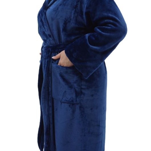 Халат Жаклин, синий, Цвет: Синий, Размер: 58, изображение 3