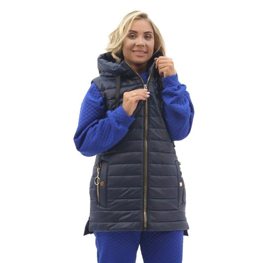 Жилет Шарм Синій, Колір: Синій, Розмір: 64, зображення 4