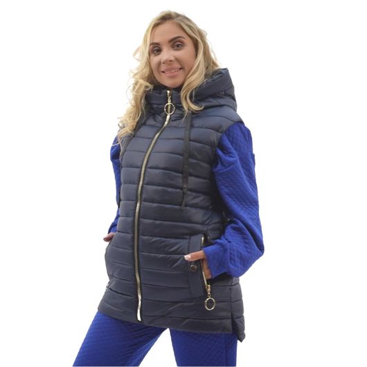 Жилет Шарм Синий, Цвет: Синий, Размер: 66, изображение 5