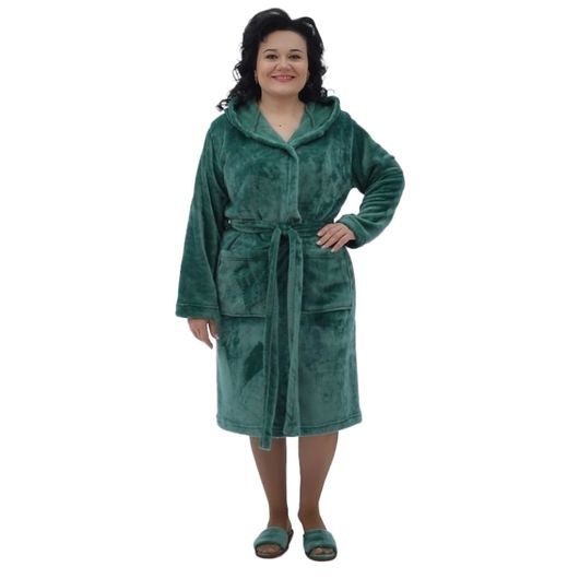 Халат Жаклин, зеленый, Цвет: Зеленый, Размер: 46