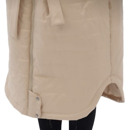 Пальто Милерия, бежевое, Цвет: Бежевый , Размер: 58, изображение 3