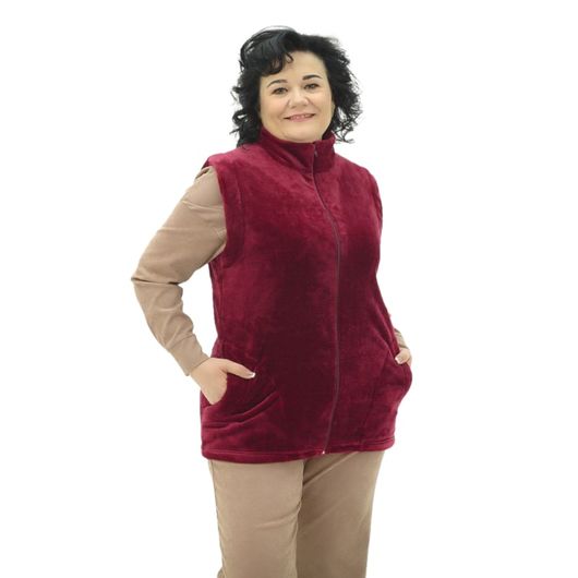 Жилет Брилианс Бордовый, Цвет: Бордовый , Размер: 54