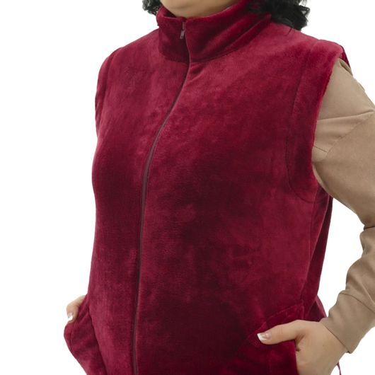 Жилет Брилианс Бордовый, Цвет: Бордовый , Размер: 44, изображение 4