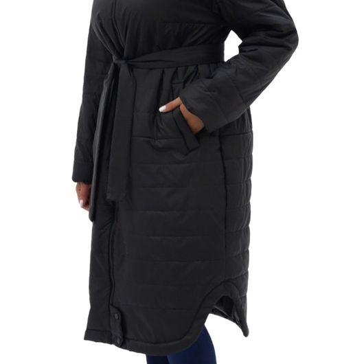 Пальто Милерия, черное, Цвет: Черный, Размер: 50, изображение 3