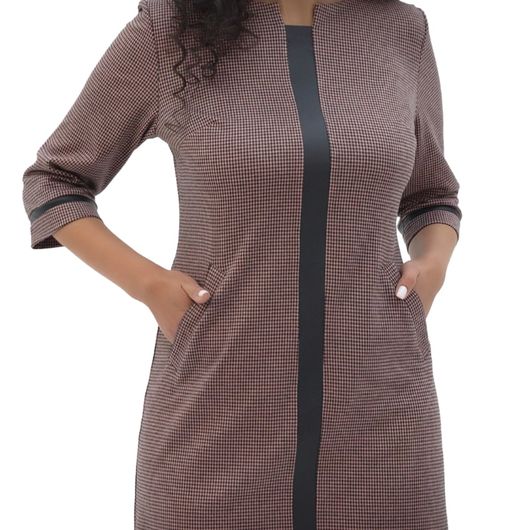 Платье Нова Стайл, капучино, Цвет: Капучино , Размер: 52, изображение 6