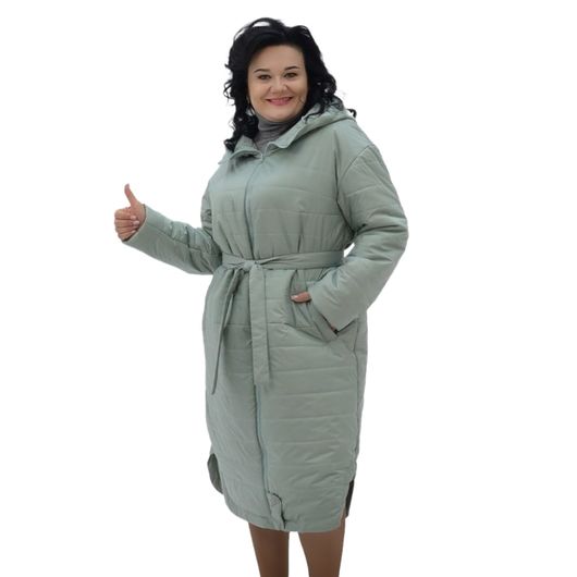 Пальто Мілерія, м'ятне, Колір: М'ятний, Розмір: 68, зображення 7