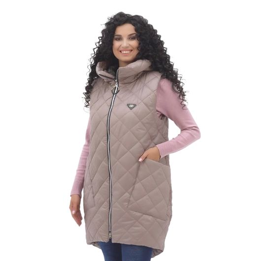 Жилет Филория Пудровый, Цвет: Пудровый , Размер: 60, изображение 2