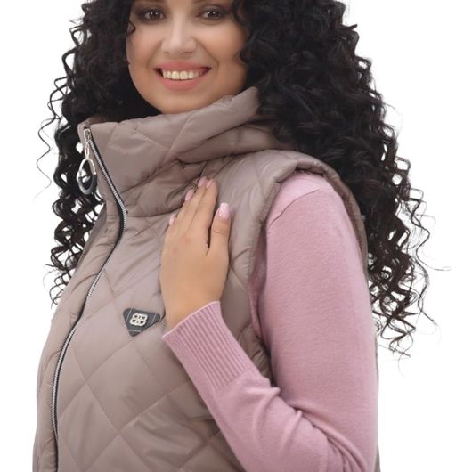 Жилет Філорія Пудровий, Колір: Пудровий , Розмір: 56, зображення 5